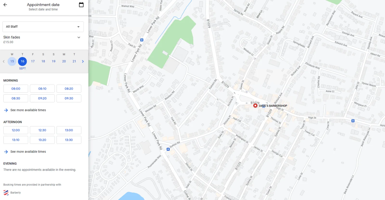 Запис через Google Maps