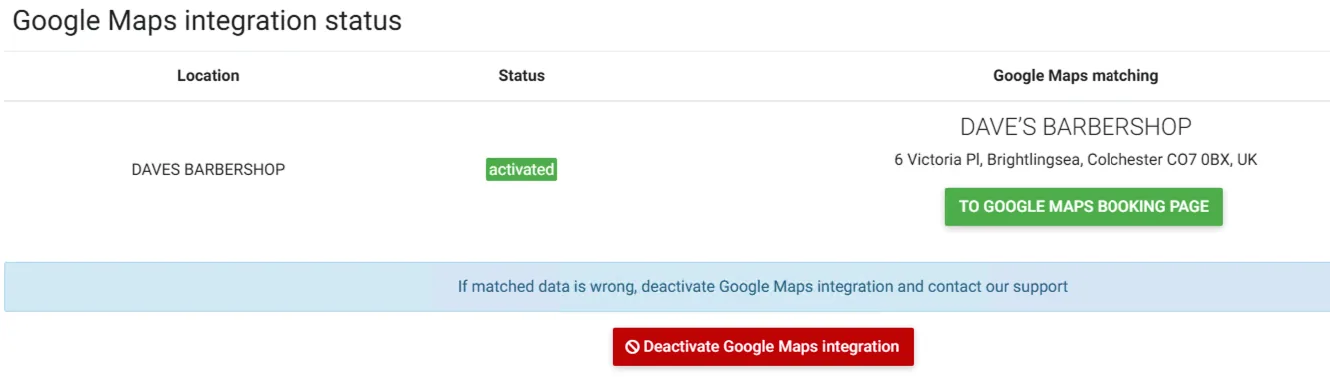 Успішне зіставлення в Google Maps