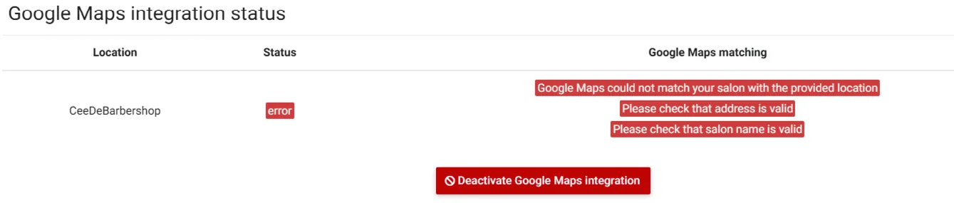 Невдала інтеграція з Google Maps
